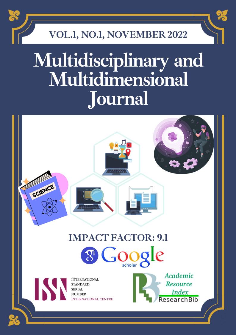 					View Vol. 1 No. 1 (2023): Multidisciplinary and Multidimensional Journal
				